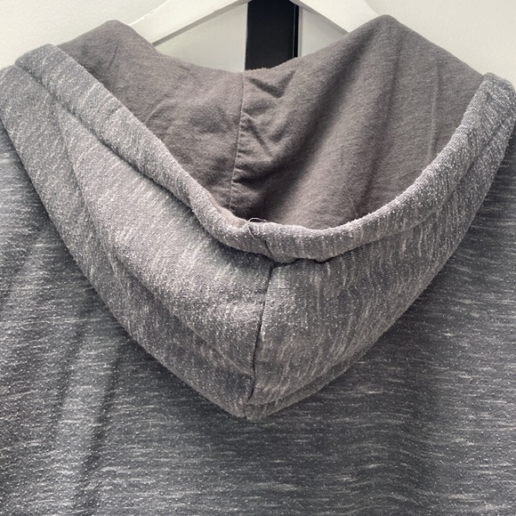 Faded Glory Full Zippered Gray Fleece Warm & Comfy Hoodie Pockets Men's Size S ! - Picture 5 of 8